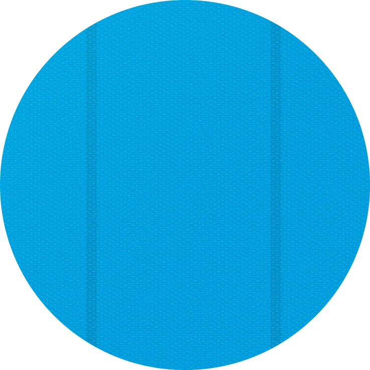 Tectake Poolabdeckung Solarfolie rund, 3 m, blau