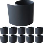 Sichtschutzstreifen Hart PVC Anthrazit Doppelstabmattenzaun Zaunblende Zaun Melko