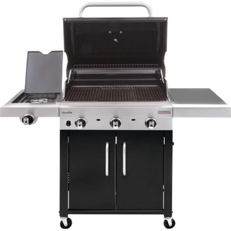 Char-Broil 340 B Performance Gasgrill, 3 Brenner, direktes Grillen, indirektes Grillen, für 8 Personen, Grillfläche 43,5 x 64,8 cm – Bild 3