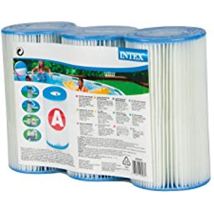Intex Filteranlagenzubehör - Filterkartusche - Typ A - 3 Stück – Bild 1