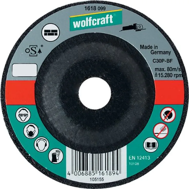 wolfcraft 1 Trennscheibe St. gek. ø115x2,5x22,2mm