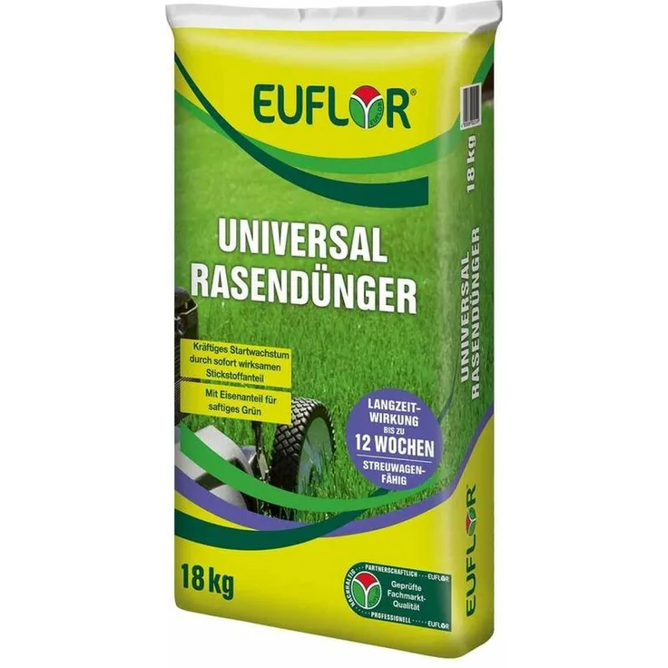 EUFLOR Universal-Rasendünger 18 kg granuliert 15+5+8+(3+1) (1 Stk.)