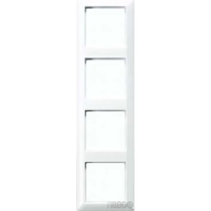 Jung Rahmen 4-fach aws waage/senkrecht AS 584 WW
