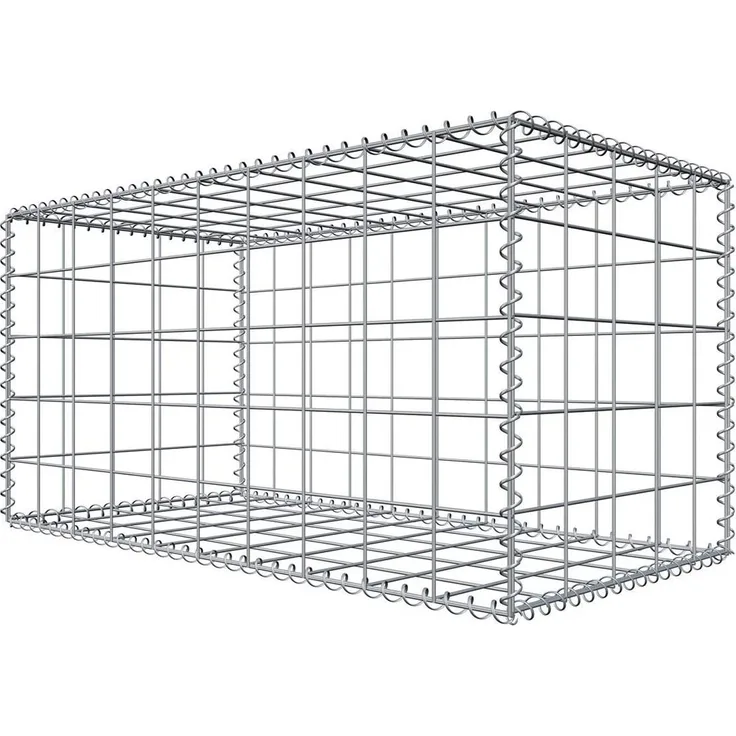 Gabione 100x50x50 Steingabione MW 10x10 Rechteck Gitterkorb Steinkorb Drahtkorb