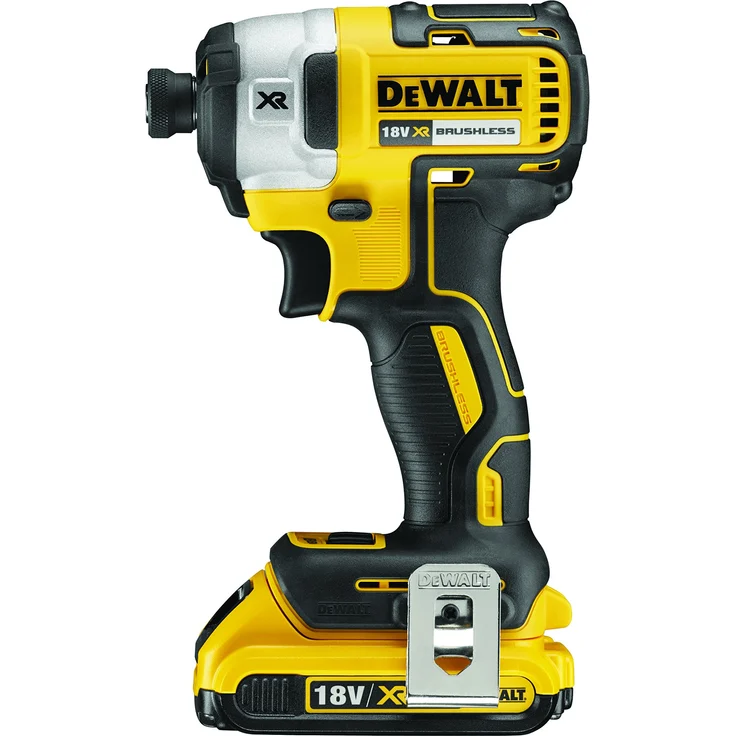 DeWalt DCF887D2-QW Akku-Schlagschrauber, 400 W, 18 V, schwarz-gelb – Bild 1