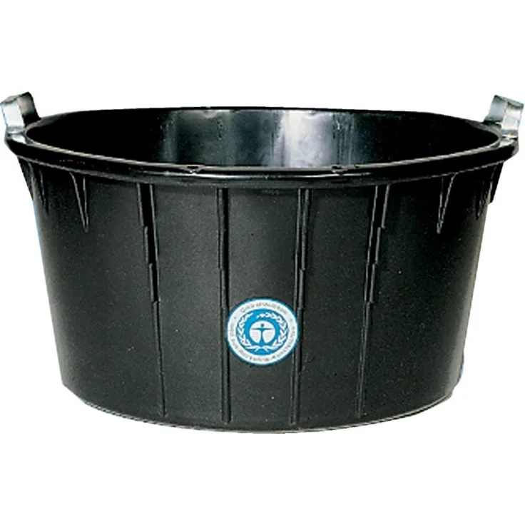 NOW Spezialkübel oval, schwarz 90 L