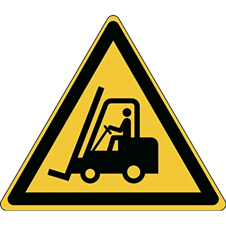Brady PIC W014-Tri 315-PP-CRD-1 Warnung Polypropylen Schild, 315 mm x 315 mm, Schwarz-Gelb