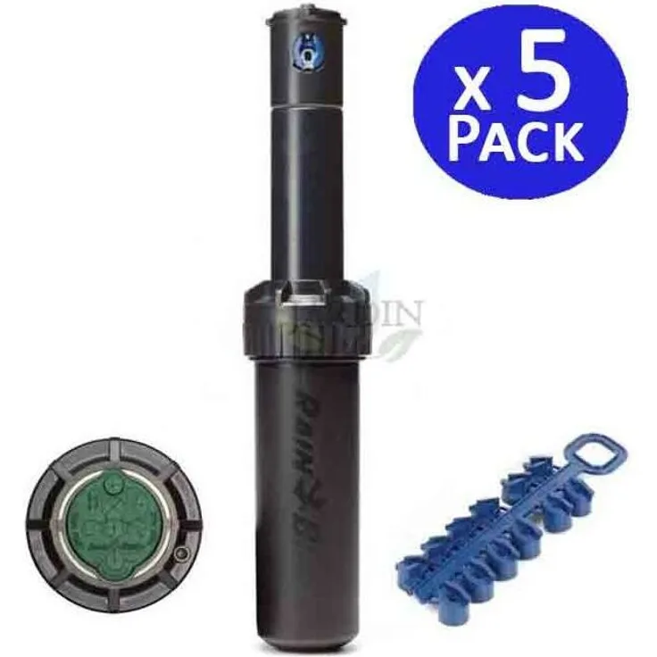 Aspersor Rain Bird 5004-Plus 3-4' , Alcance 7,6 a 15,2 m. 5 unidades