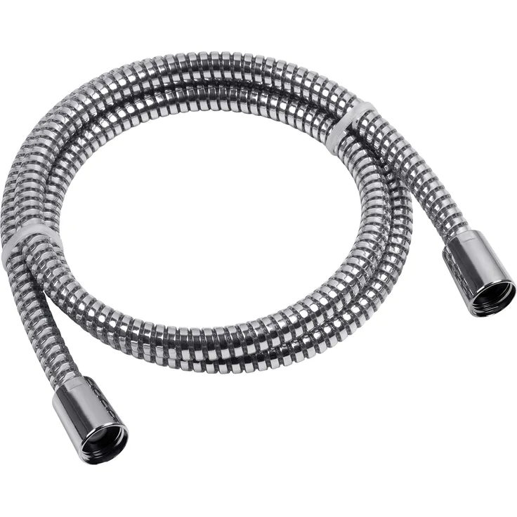 Cornat Brauseschlauch - 150 cm Länge - Kunststoff verchromt - Extrem Belastbar - 1-2 Zoll Anschluss - Duschschlauch Made in Germany - Ersatzschlauch für Dusche & Badewanne - TECB3370