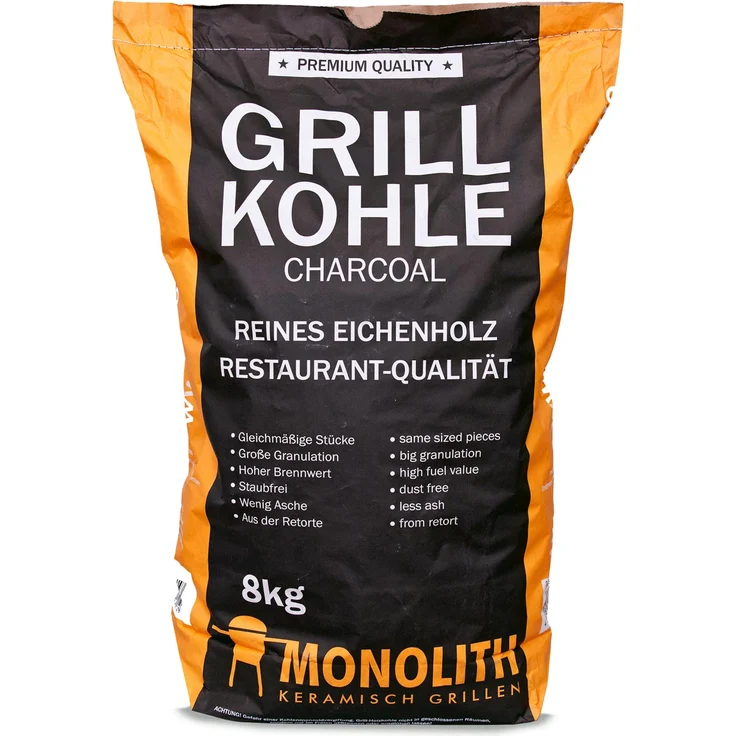 Monolith Premium Restaurant Holzkohle 8 kg – Bild 1