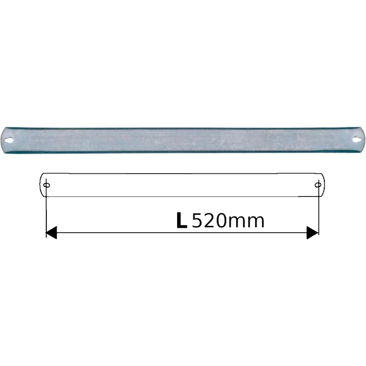 Topex Verstekzaagblad 550x45mm