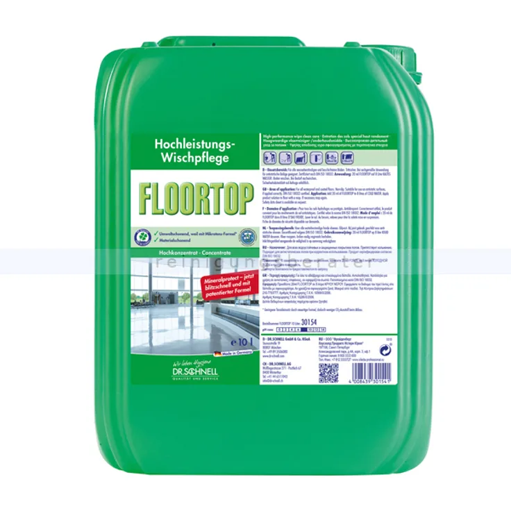 Dr. Schnell Floortop 10 L Wischpflege Hochleistungswischpflege