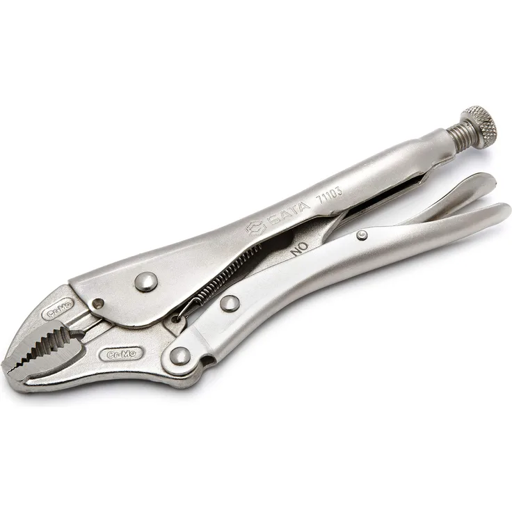 SATA 10'' Curved Jaw Locking Pliers with Cutter - ST71103