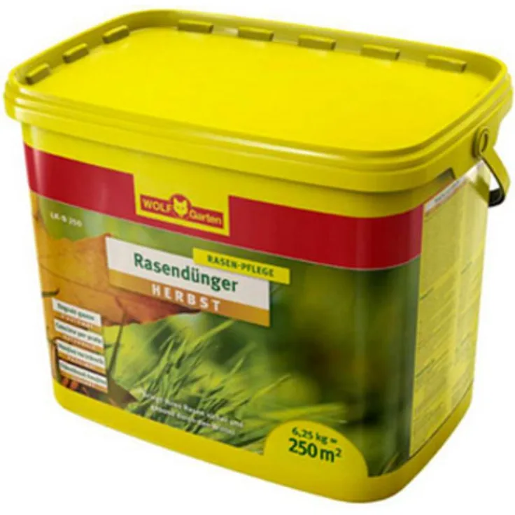 WOLF-Garten Rasendünger Herbst - Gesund durch den Winter, Fit ins Frühjahr 250 m² - 6,25 kg