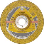 Klingspor 235371 A 24 EX Schruppscheiben 150 x 6 x 22,23 mm gekröpft (Inhalt, 10 Stück, gekrümmt