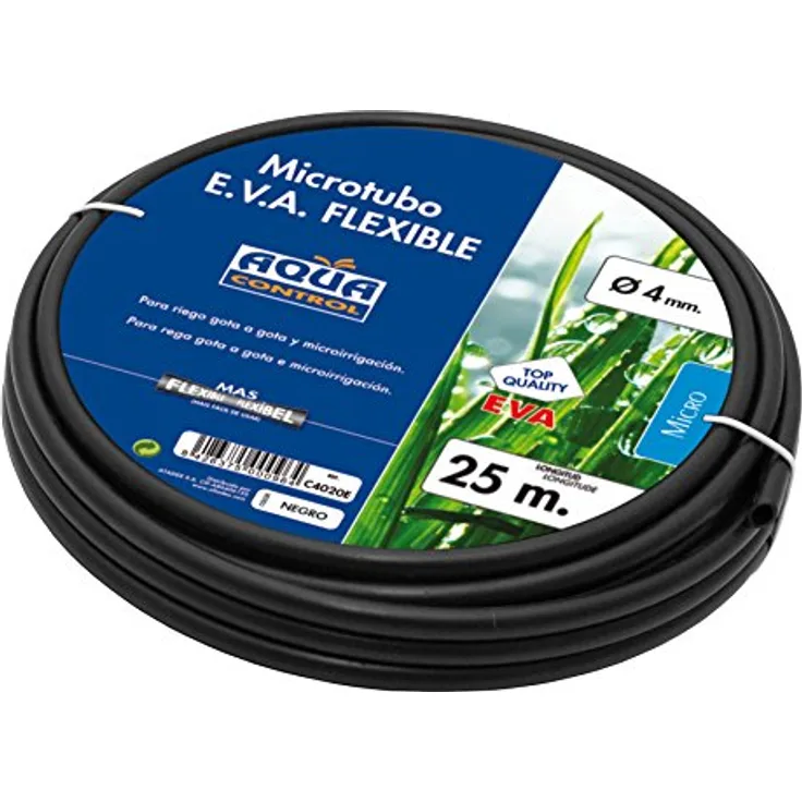 Aqua Control c4020e microtubo Tropfen von 4 mm, schwarz Bewässerungszubehör