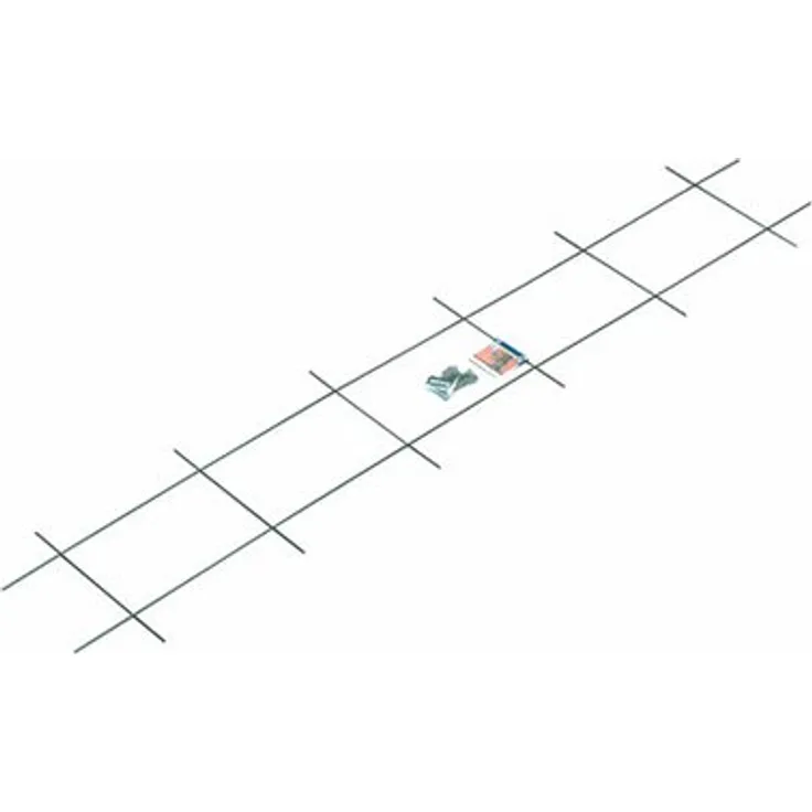 OBI Metallspalier 150 cm x 45 cm Anthrazit