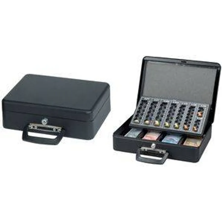 MAUL Geldkassette mit Zähleinsatz, schwarz