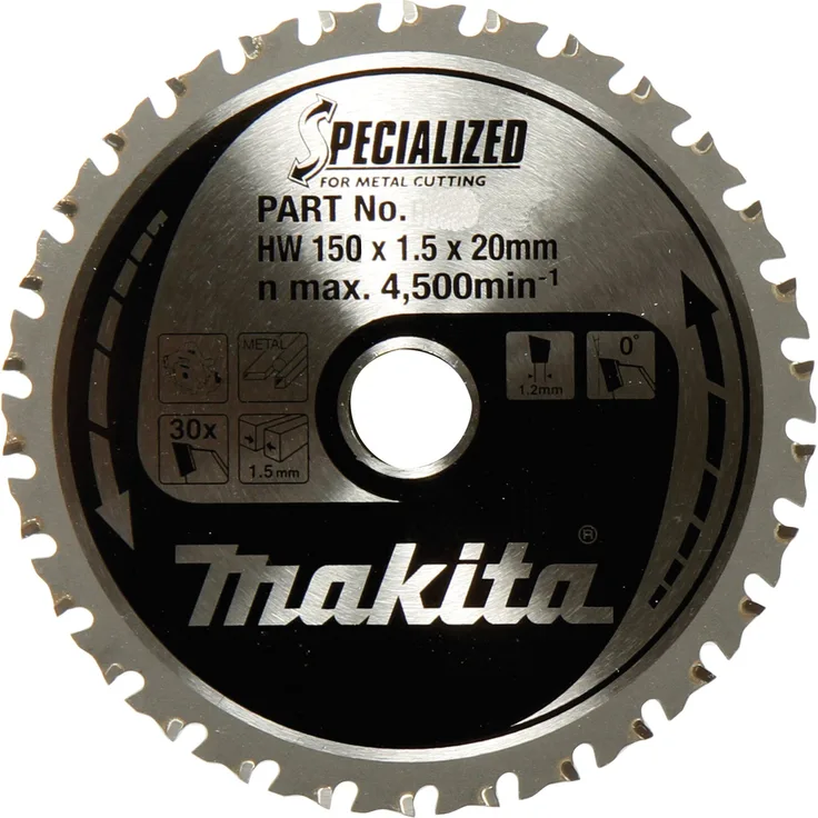Makita B-47036 Sägeblatt f. Metall 150 x 20 x 32Z