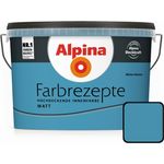 Alpina Farbrezepte Kraftvolles Türkis 2,5 l, petrol de luxe, Innenfarbe matt