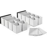 Festool Einsatzboxen Set 60x60/120x71 3xFT ( 201124 ) 17 tlg. für SYS-COMBI 2, SYS-COMBI 3 und SYS 4 TL-SORT/3 - Preisvergleich