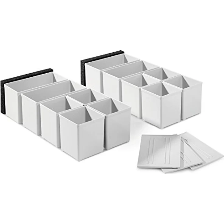 Festool Einsatzboxen Set 60x60/120x71 3xFT ( 201124 ) 17 tlg. für SYS-COMBI 2, SYS-COMBI 3 und SYS 4 TL-SORT/3 - Preisvergleich – Bild 1