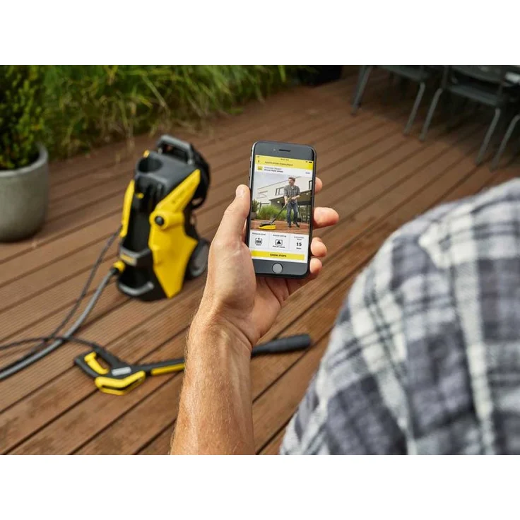 Kärcher K 7 Premium Smart Control Home 1.317-233.0 Hochdruckreiniger 600 l/h 16 kg 3000 W 180 bar 60 m²/h 60 °C Schlauch 10 m integrierte HD-Schlauchtrommel mit Home Kit – Bild 4