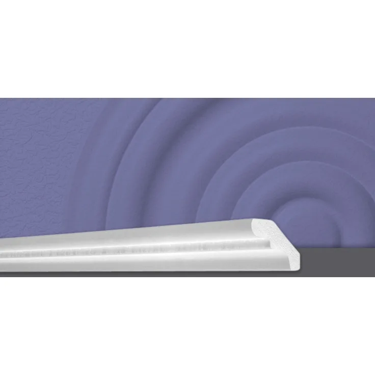 Decosa Zierprofil D50 (Silvana), weiss, 40 x 50 mm Laenge 2 m - 05 Stueck