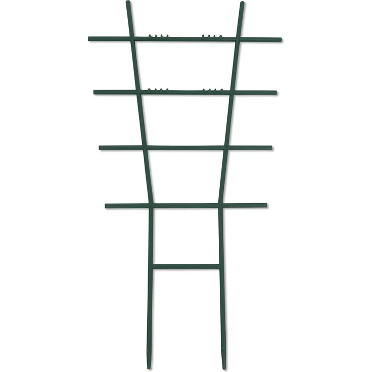 Windhager Blumenstütze Rankhilfe Gitterspalier Rankgitter, Kunststoff, gerade, Grün, 43 x 23 cm, 05711