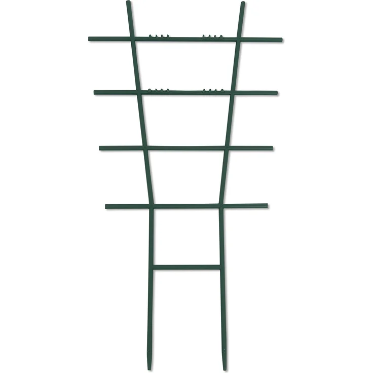 Windhager Blumenstütze Rankhilfe Gitterspalier Rankgitter, Kunststoff, gerade, Grün, 43 x 23 cm, 05711