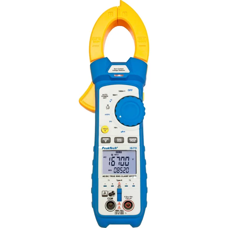 PeakTech 1670 - Stromzange digital AC-DC bis 1000 A