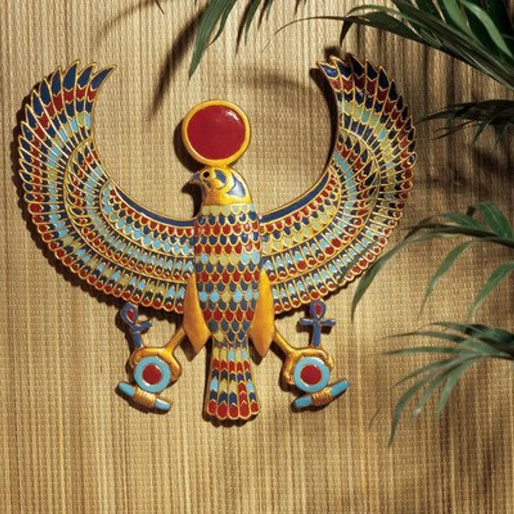 Design Toscano Horus, ägyptische Wandfigur