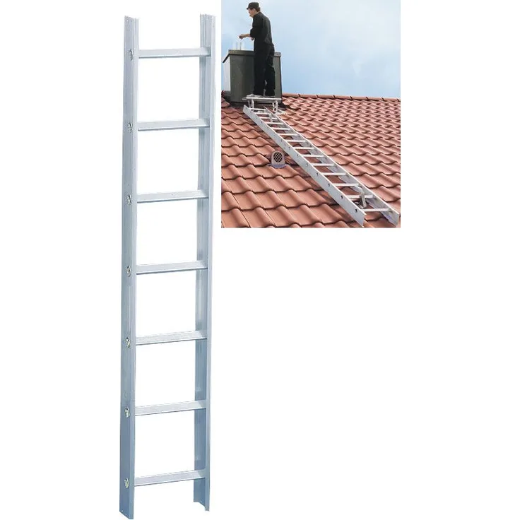 Zarges Dachleiter 4,2 m Alu natur 15 Sprossen Z300