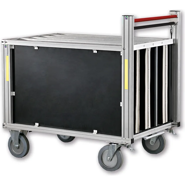 Günzburger Steigtechnik Günzburger Rollcontainer Schlauch gebuchtet