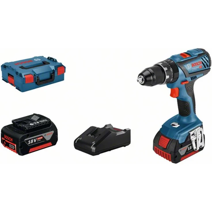 Bosch Professional 18V Akku-Schlagbohrschrauber GSB 18V-28 2x Akku4,0 Ah L-Boxx – Bild 1