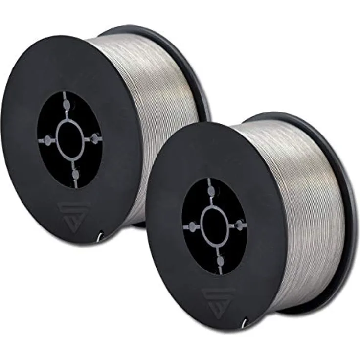 STAHLWERK MIG/MAG Fülldraht Ø 0,8 mm, FLUX Schweißdraht E71T-1C, auf 1kg D100 Rolle mit 16mm Dorn, universell einsetzbar, 2er Set