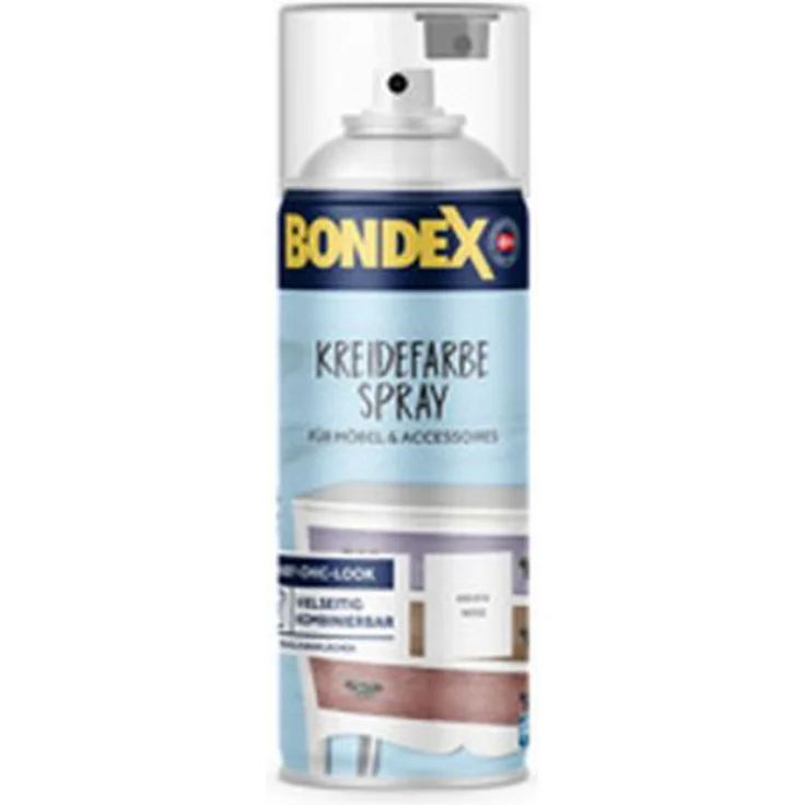 Bondex Kreidefarbe Spray Kreativ Weiss 0,4l - 440230 – Bild 1