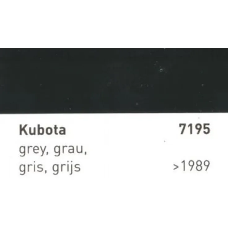 Kramp - Kramp Kubota Lack Grau 7195 Kunstharz nach Baujahr 1989 Landmaschinenlack 1L - grau