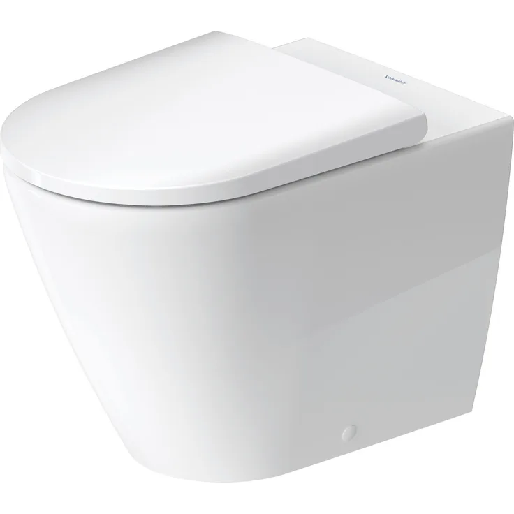 Duravit D-Neo Stand WC, Tiefspüler, spülrandlos, back to wall, 370x650 mm, 200309, Farbe: Weiß - 2003090000