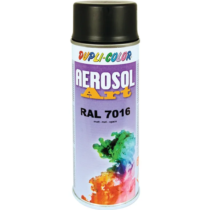 DUPLI-COLOR 741517 Aerosol Art Spray 400ml anthrazit, RAL 7016 Anthrazitgrau Matt