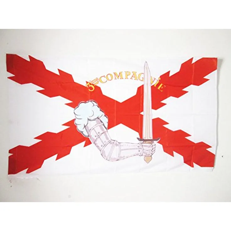 AZ FLAG Flagge Grenadier Division WALLONIEN 90x60cm - REXISTEN Fahne 60 x 90 cm Scheide für Mast - flaggen Top Qualität