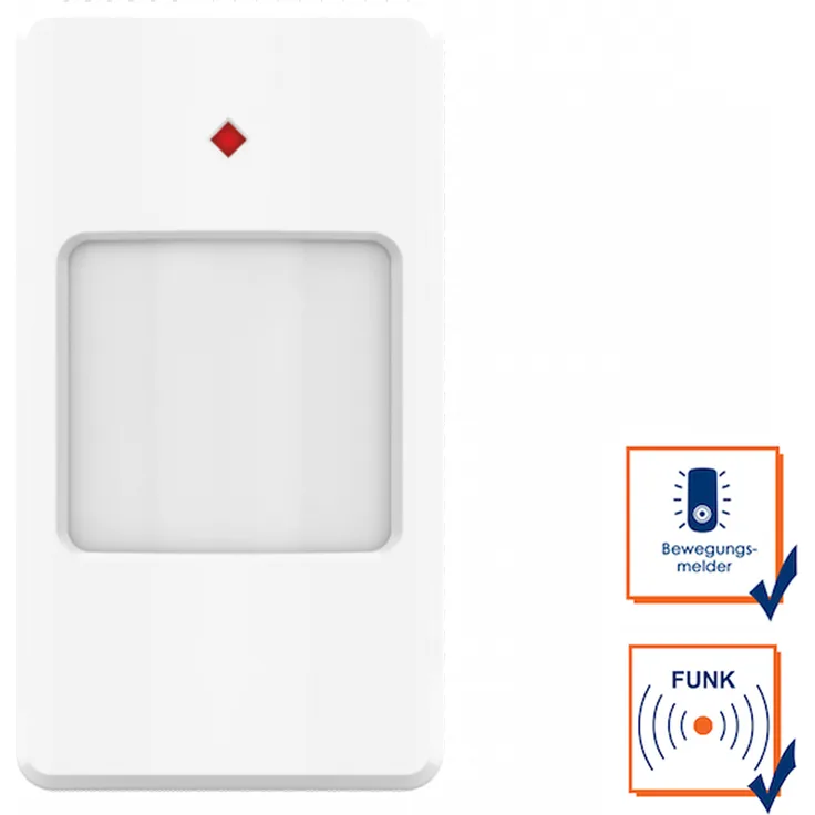 Bewegungsmelder mit Haustier Prüfsensor für ELRO AS90S Home+ Alarmanlage