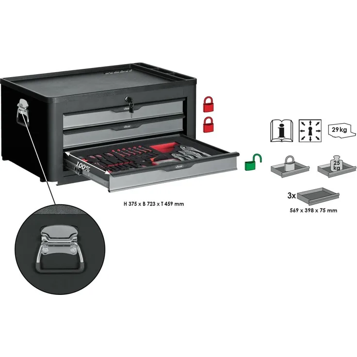 Vigor Aufsatzkoffer V1902