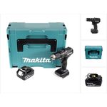 Makita DHP483G1JB Akku Schlagbohrschrauber 18V 40Nm schwarz im Makpac + 1x 6,0Ah Akku ohne Ladegerät