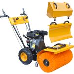 VidaXL Multifunktionaler zweistufiger Schneepflug-Kehrmaschine 6,5 PS