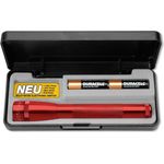 Mag-Lite LED-Taschenlampe SP22037F Mini Maglite 2AA Multimode Hochleistungs-LED-Taschenlampe, 17 cm rot inkl. Mignon-Batterien im Etui