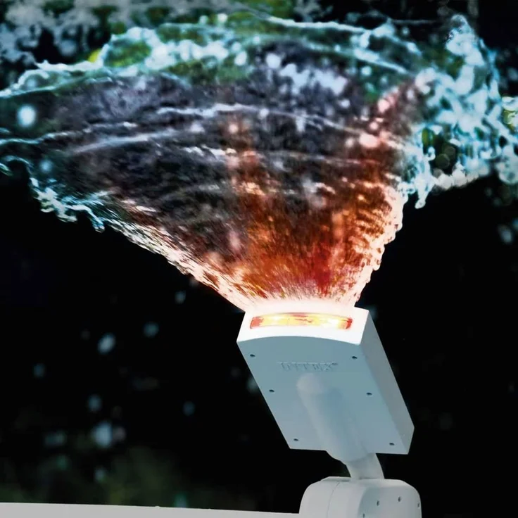 Intex Multi-Color LED Pool Sprayer - Mehrfarbiges LED-Sprühgerät - Für Prism- und Ultra Frame Pools – Bild 4