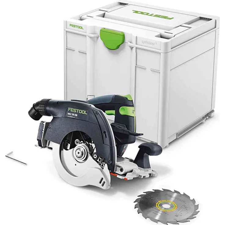 Festool HKC 55 EB-Basic Akku-Handkreissäge 18V Brushless 160mm + Koffer + Sägeblatt - ohne Akku - ohne Ladegerät