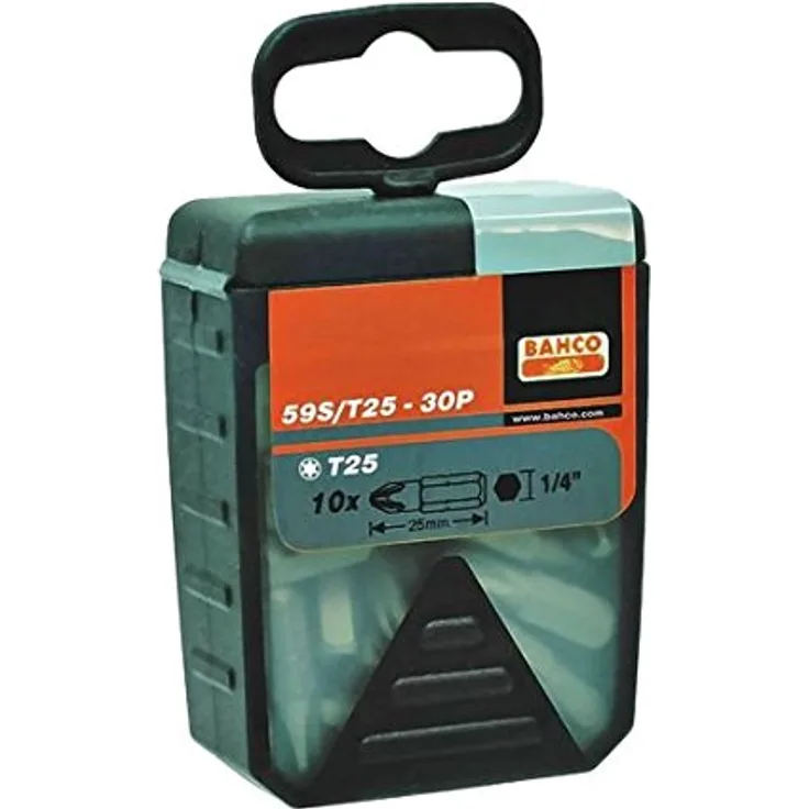 Bahco 59S-PZ2-30P IR59S-PZ2-30P Bits für Pozidriv-Schrauben 25mm Pz2 30 Stück