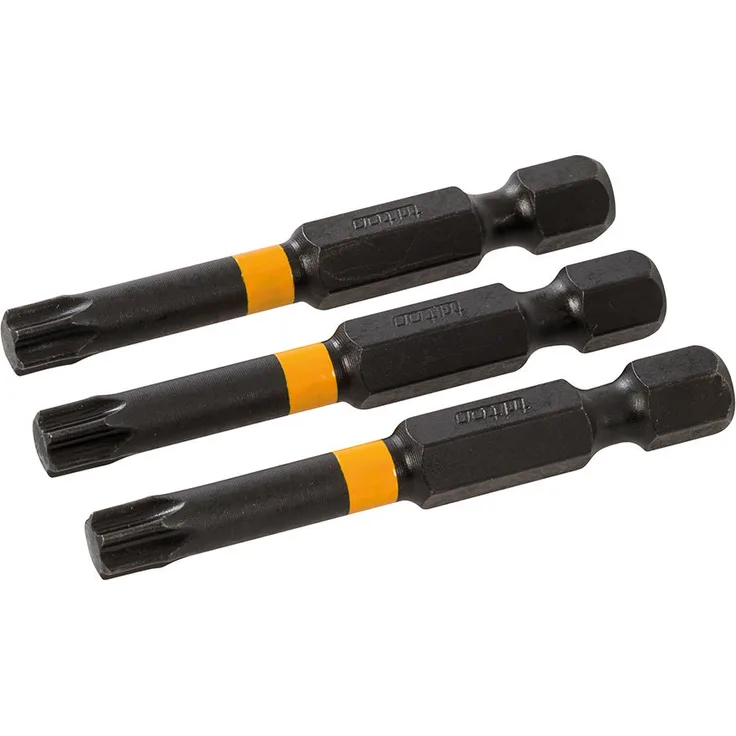 Triton TPTA51821010 T30-Schraubendrehereinsätze, 3er-Pack, schwarz, T30 50 mm